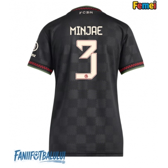 Bayern Munich Kim Min-jae #3 Tricou Fotbal Replică 2025-26 Femei Treilea